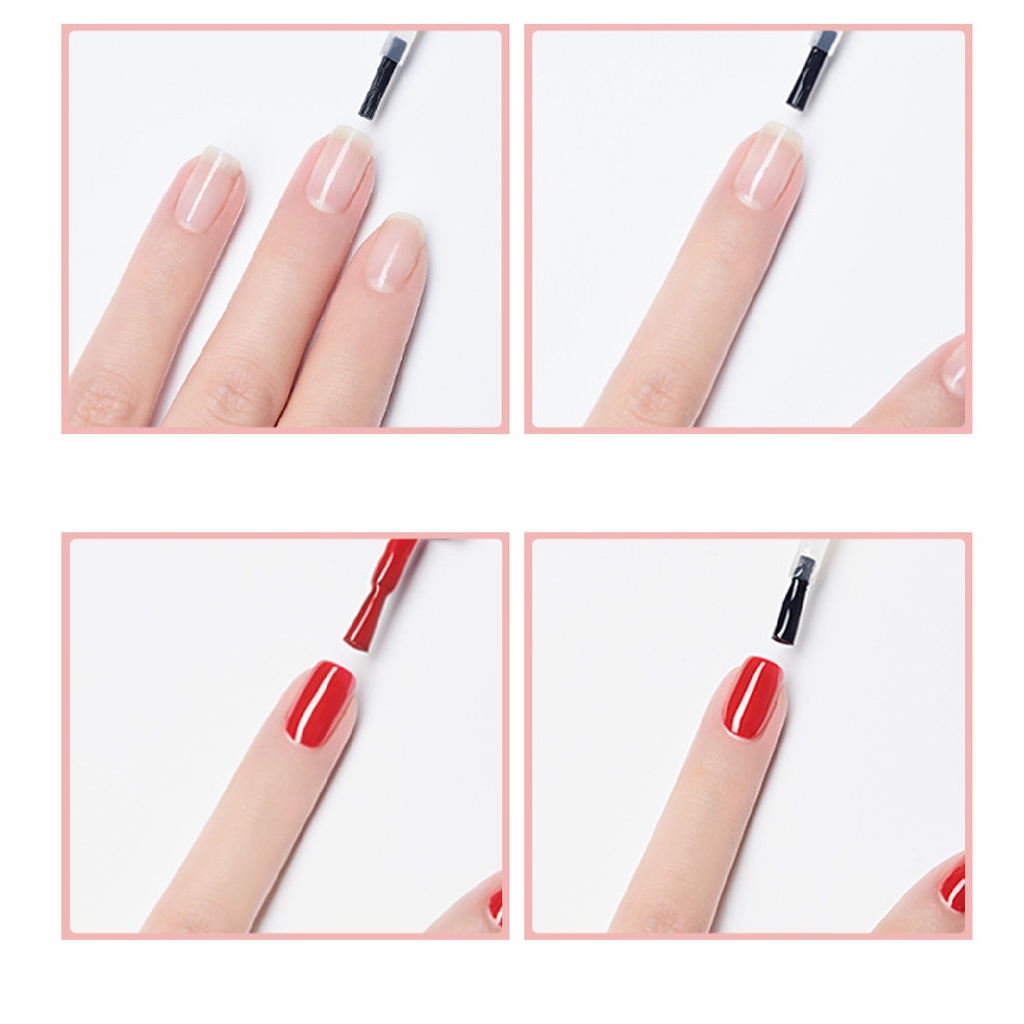 Pretty RYKAERGEL 15ML TOP COAT BASE COAT REINFORCE GEL TOP COAT TAHAN 2 BULAN KUTEK GEL TOP COAT NAIL ART