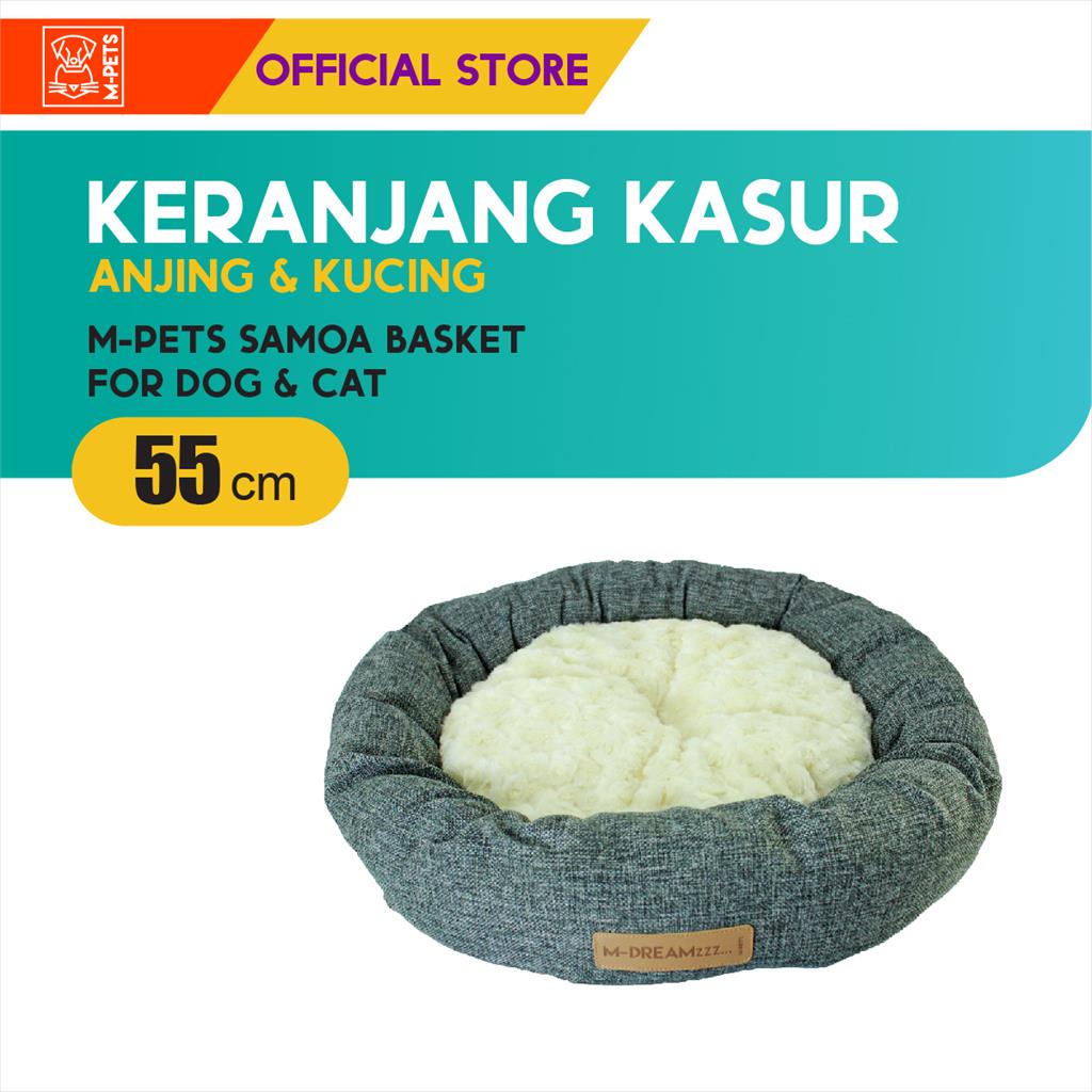 M-Pets Samoa Basket Pet Bed /  Kasur Tempat Tidur Kucing Anjing