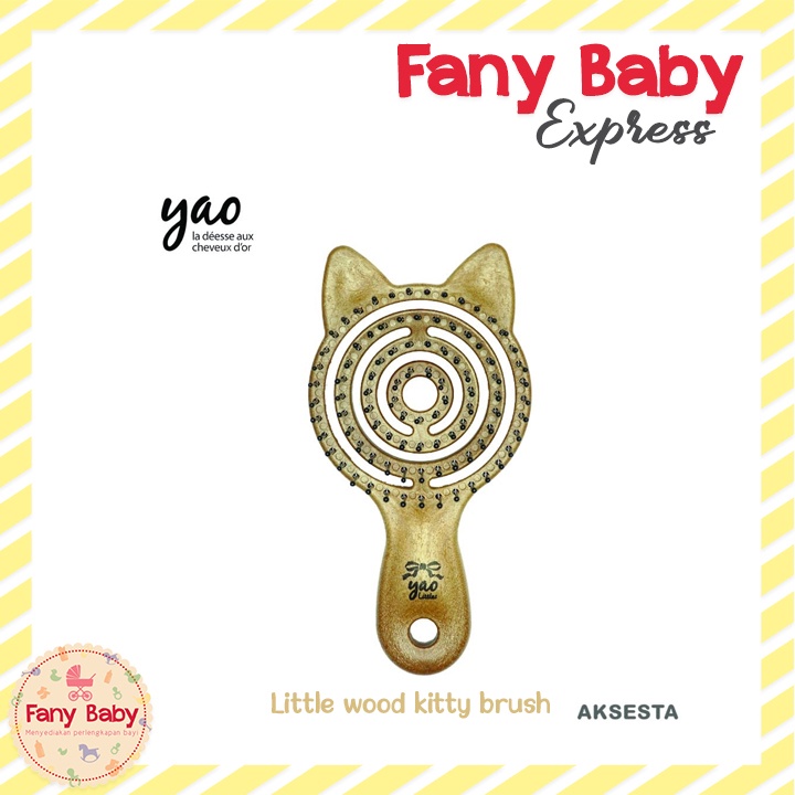 YAO LITTLE WOOD KITTY BRUSH / 961316