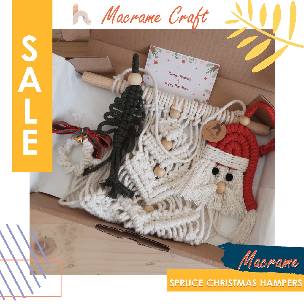 

[HOOPIO] HAMPERS NATAL | MACRAME HAMPERS | MACRAME GIFT BOX | KADO NATAL