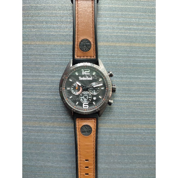 Jam Tangan Pria Timberland Klasik Style Baterai  Stainless Steel Aksesoris Bekas Second Preloved Fas