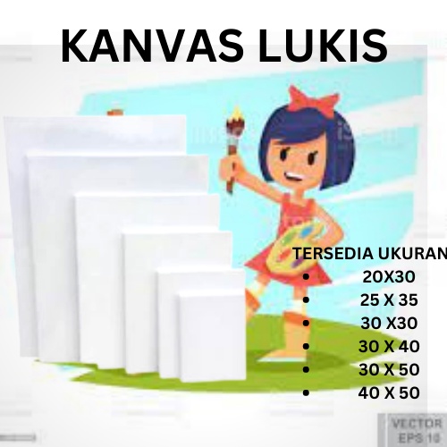 

KANVAS LUKIS BERBAGAI MACAM UKURAN