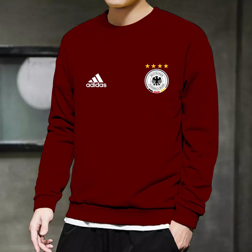 COD-BAJU BOLA LOGO NEGARA JERMAN-BAJU LENGAN PANJANG PRIA TERBARU-BAJU PRIA KEREN TERLARIS