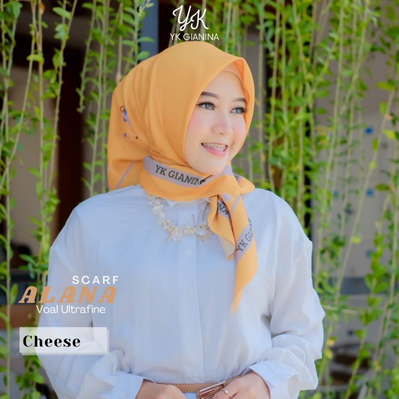 ALANA SCARF BY YK GIANINA//SCARF SEGI EMPAT YK GIANINA
