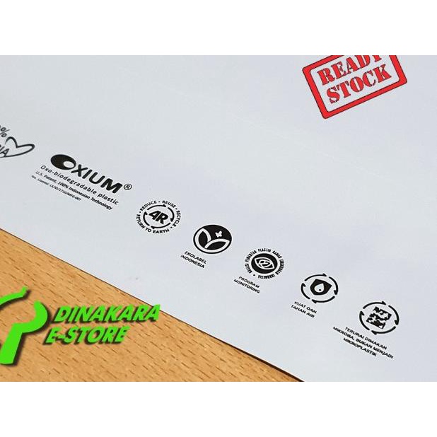 

Polymailer ramah lingkungan 25x35+5 - Putih premium (isi +/- 100 pcs)