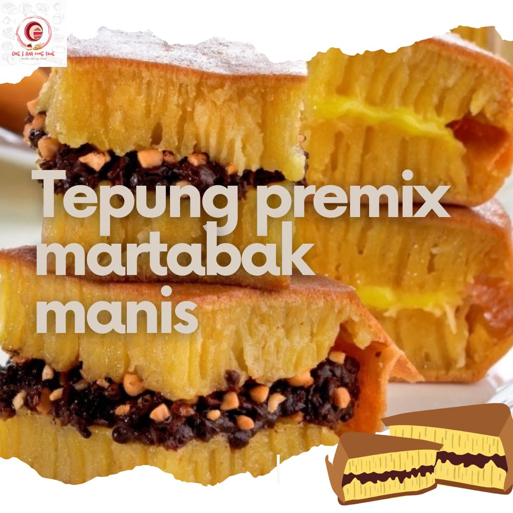 

TEPUNG PREMIX MARTABAK MANIS ORIGINAL dapat 3 martabak- 250 GR
