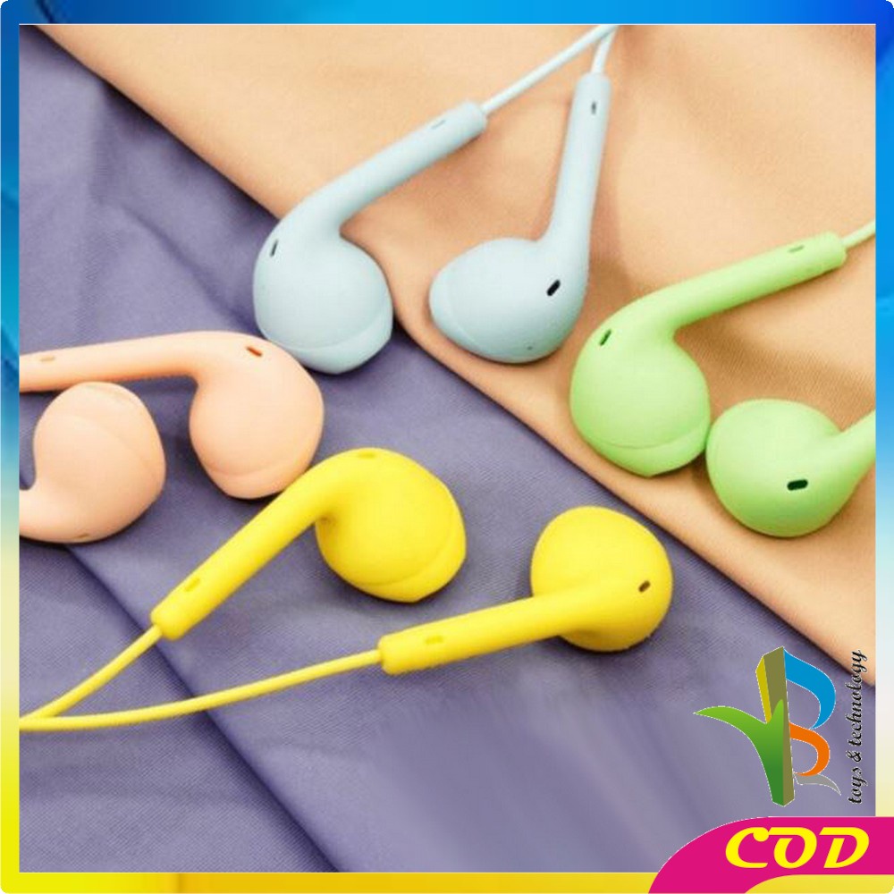 RB-C394 Headset Macaron Matte Color U19 Hifi / Handsfree Mate Colorfull Earphone Hifi Extra Bass / Hansfree Stereo U19 Warna Warni