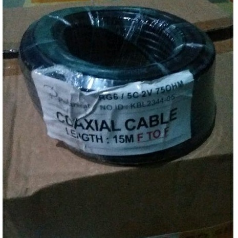 kabel antena parabola mini nusantara 15 meter kabel antena parabola mini serbaguna (RANDOM)