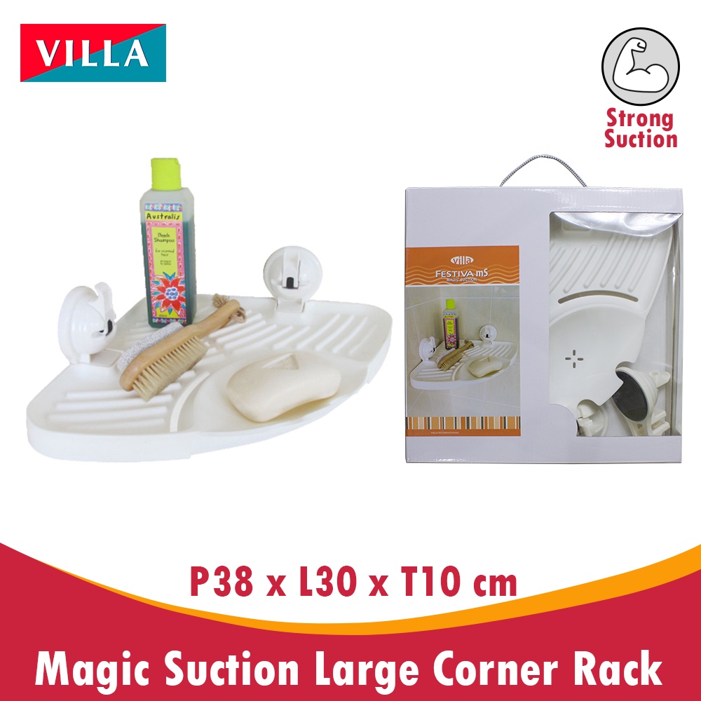 Ktmstore Gantungan Rak Kamar Mandi Sudut Besar Large Corner Rack Villa Festiva