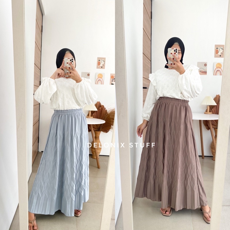 Voicca pleats skirt