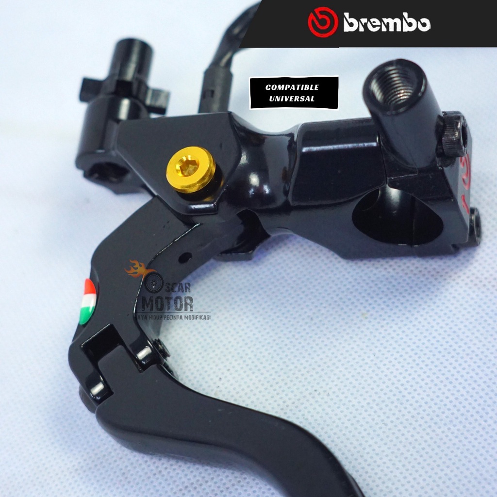 Master Rem Berembo Model Izumi 1 Set Paket Handle Kopling / Rem Universal Semua Motor Oval RCB E2