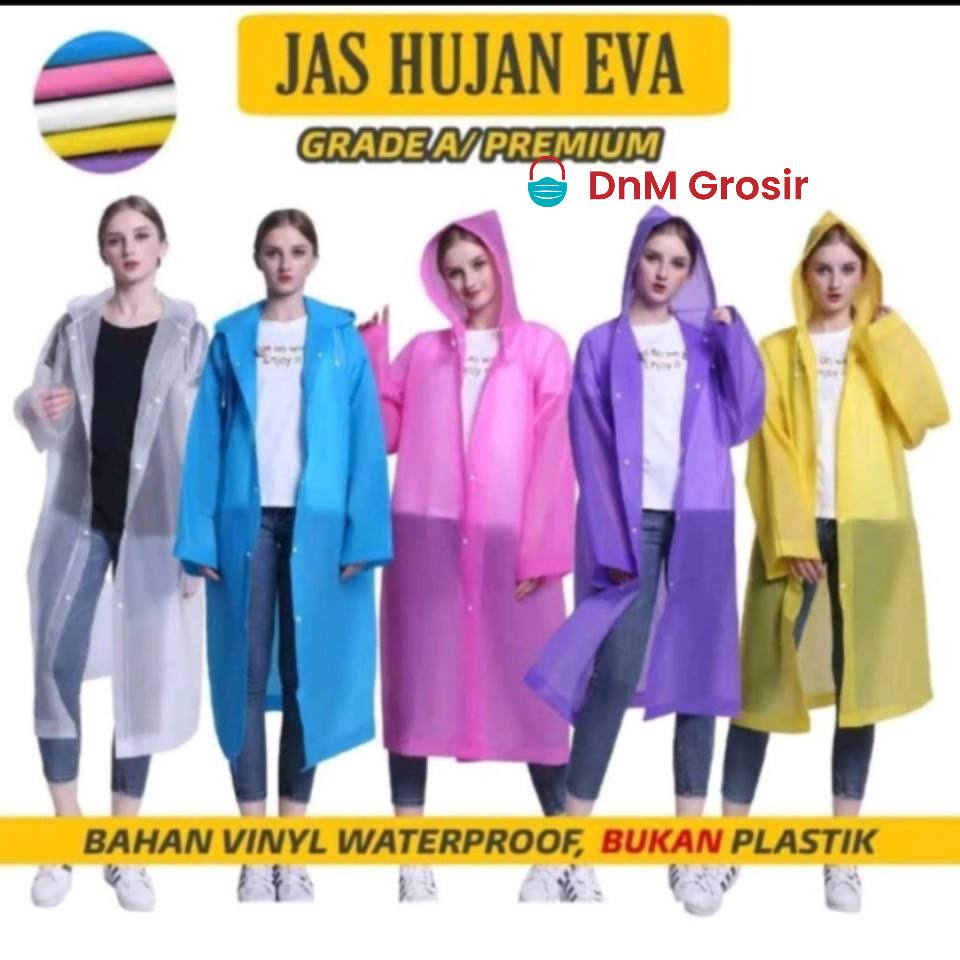 Jas Hujan Warna Waterproff Anti Air Kualitas Tebal