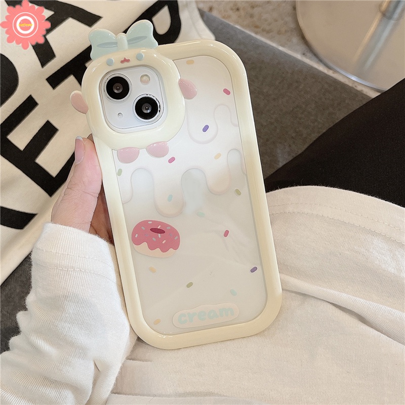 Summer Ice Cream Case Redmi 9 10 9T 10C 10A A1 A1+ 9A 9C NF Redmi Note 8 9 10 11 11S 10s 10 11 Pro Max PO CO X3  M3 MI 11Lite  3D Little Monster Lens Case Glossy Soft Cover