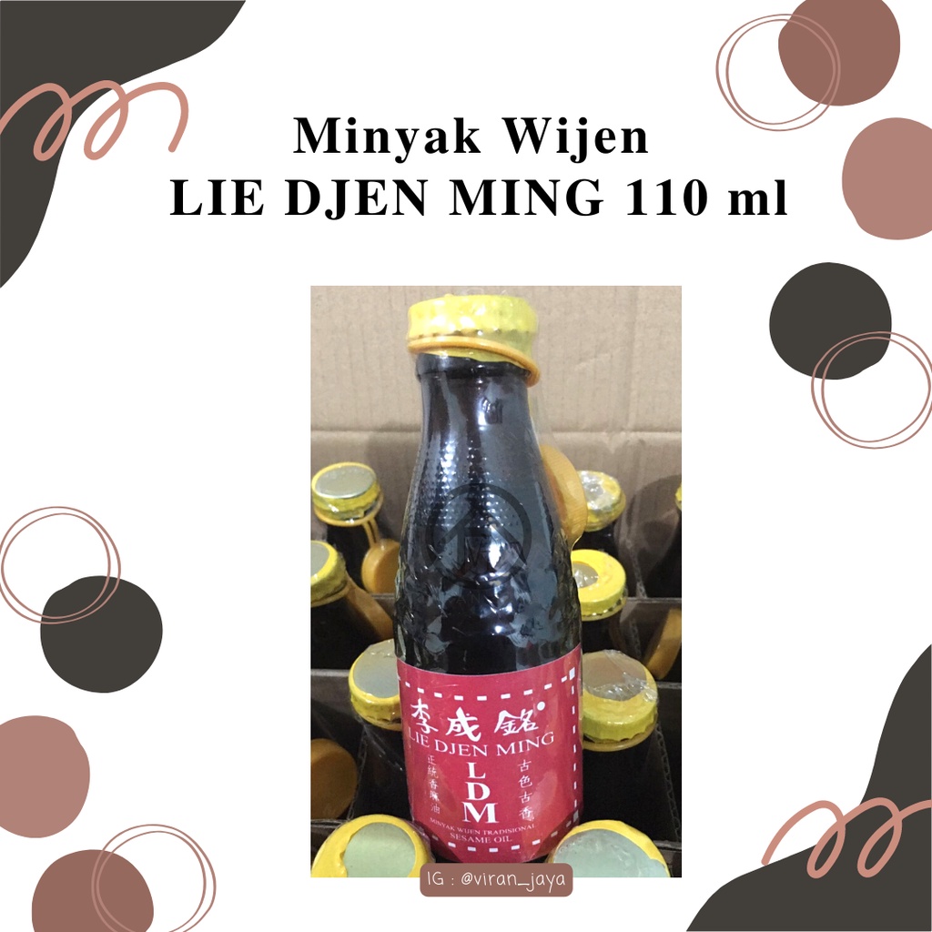 

MInyak Wijen Tradisional Lie Djen Ming Sesame Oil Halal - 110 ml