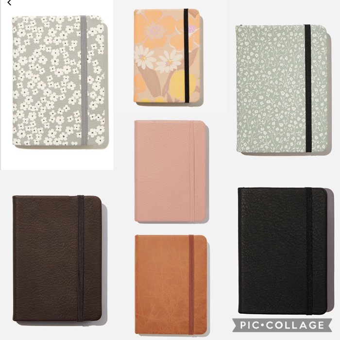 

Note Journal Lined Leather Notebook Typo Notes A6 Kulit Jurnal Bergaris