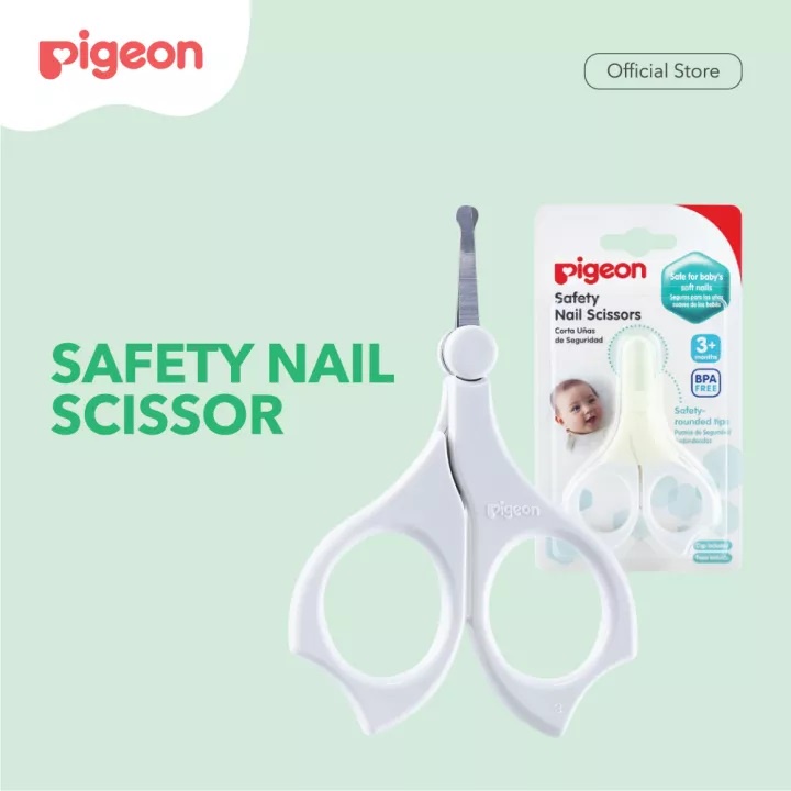Gunting Kuku Bayi PIGEON Baby Safety Nail Scissors Baby BPA Free