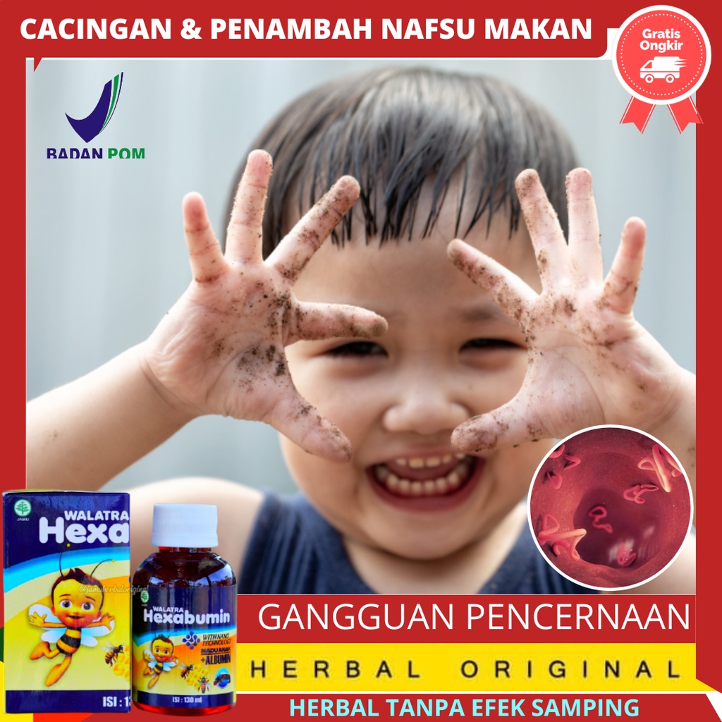Obat Cacingan Anak Terlaris, Vitamin Badan Kurus Cepat Gemuk Obat Cacing Pita Kremi, anak Susah gemu