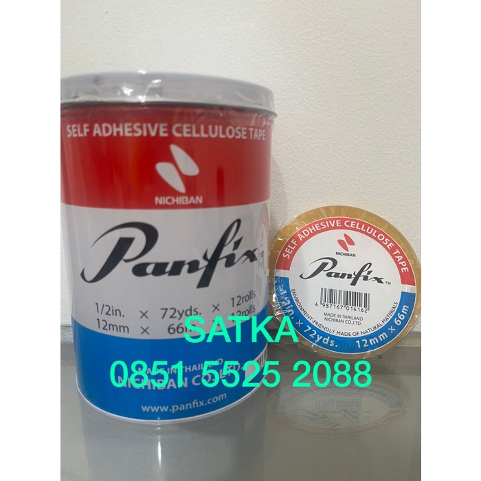 

Tape Isolasi Solatip Panfix 1/2 Inch X 72 Yards