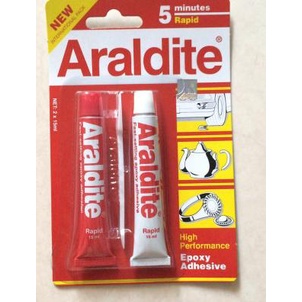 

LEM EPOXY ARALDITE ASLI.. MERAH