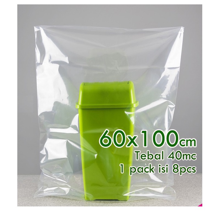 Kantong Plastik Bening Transparan Besar 90x120
