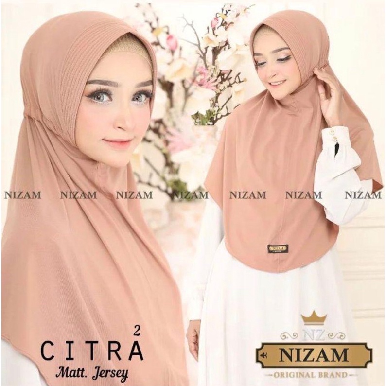 Jilbab Nizam Serut Size L