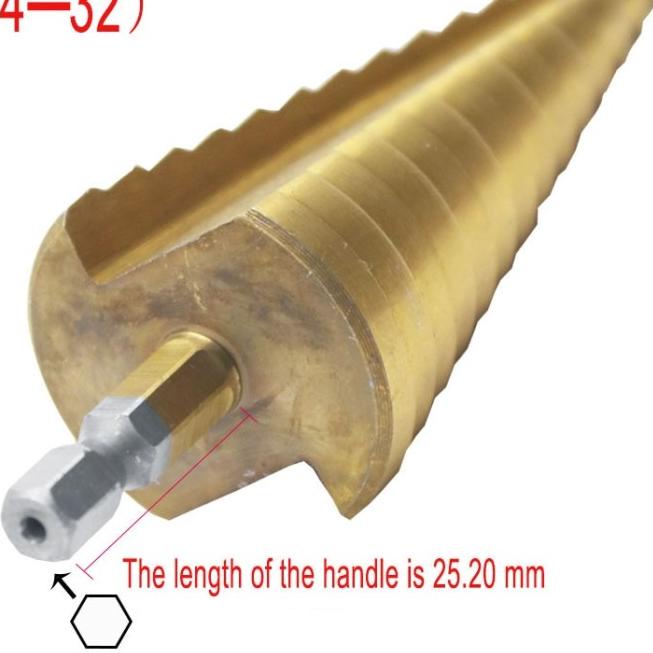 Mata Bor Pagoda 3in1 / Bahan HSS Lapis Titanium / Pouch