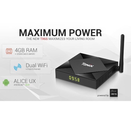 Produk Terbaru Android Tv Box Tanix Tx6S 4Gb / 32Gb Stb Android Tx 6S Allwinner H616