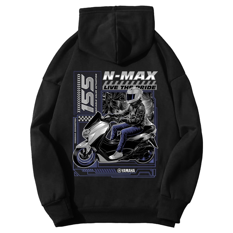 HOODIE FLEECE SUNMORI MOTOR NMAX RIDER NEW BANGKAOS
