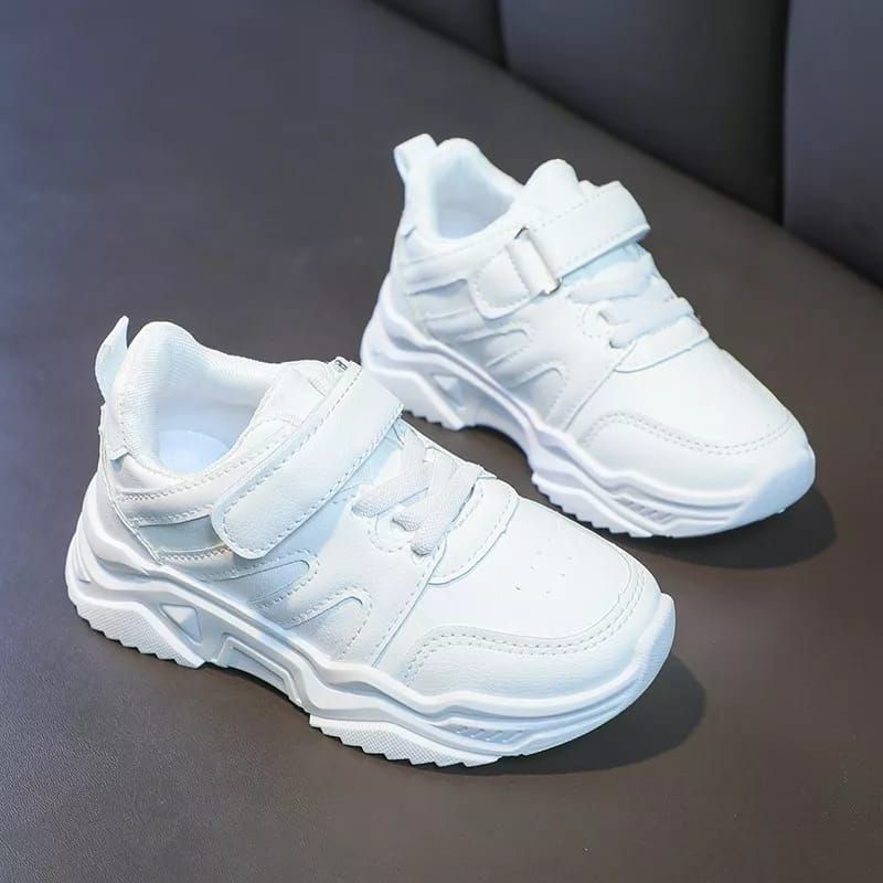 A06 Sepatu Sekolah Anak Laki - Laki Perempuan Sneakers JPA Korea Terbaru