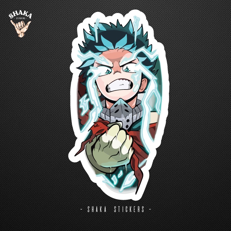 

Stiker Midoriya Izuku One For All Murah Anime Wibu Stiker HP Sticker Tumblr Scrapbook Laptop