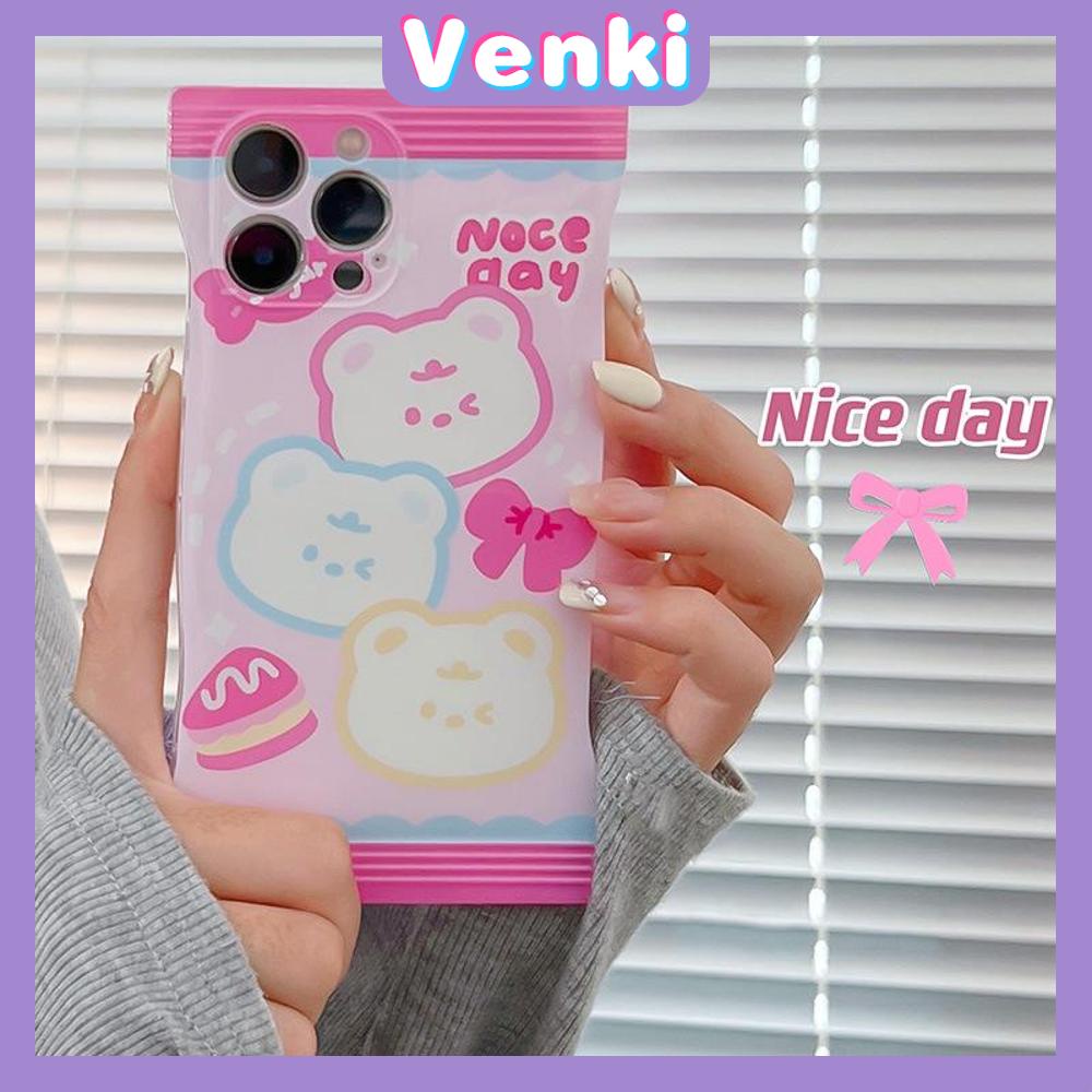 Case iPhone 14 Pro Max Soft TPU Clear Case Snack Case Cute Gummy Bears Camera Protection Airbag Shockproof For iPhone 14 13 12 11 Plus Pro Max 7 Plus X XR