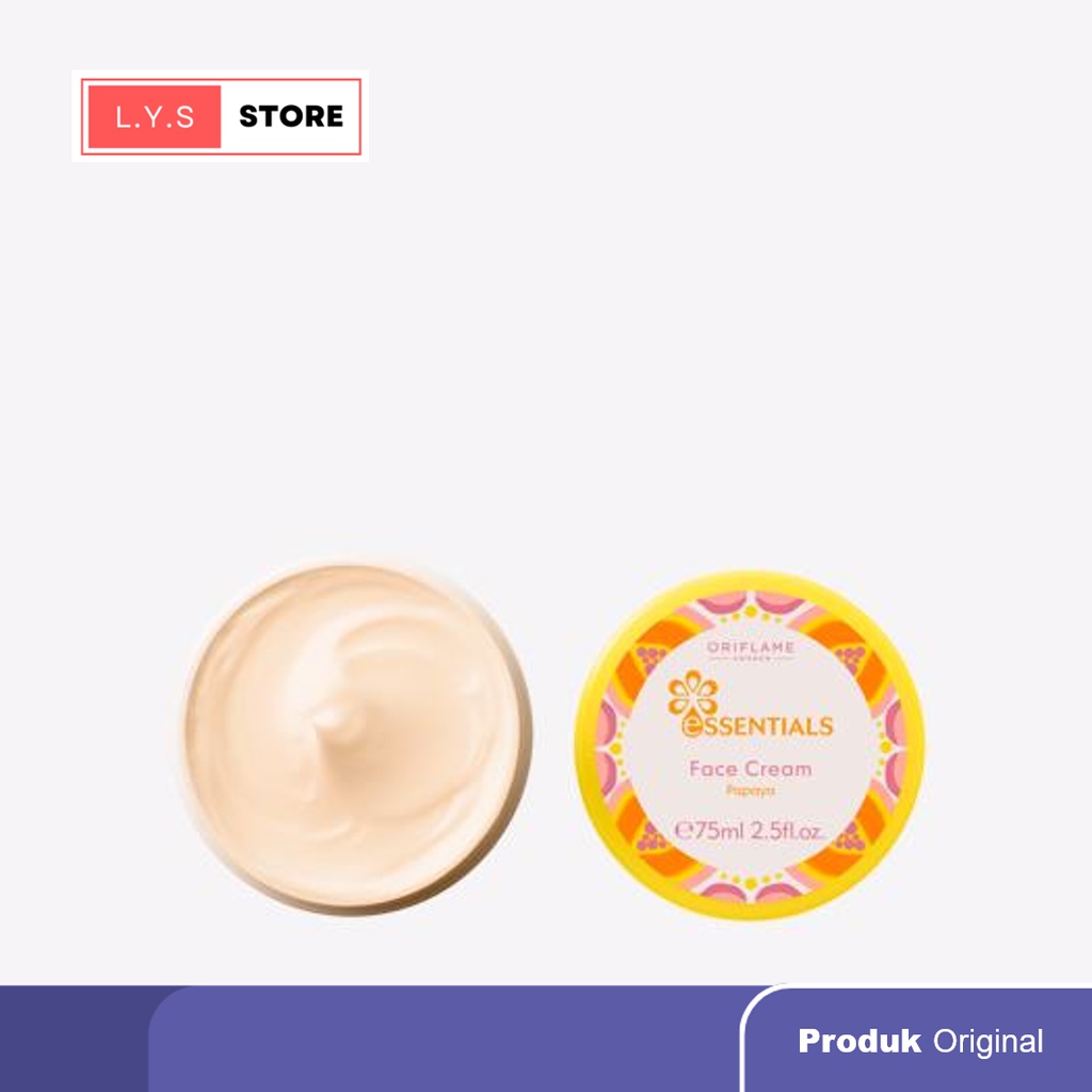Kosmetik wanita/Krim pelembab wajah/Face cream Oriflame/Essentials Face Cream Papaya