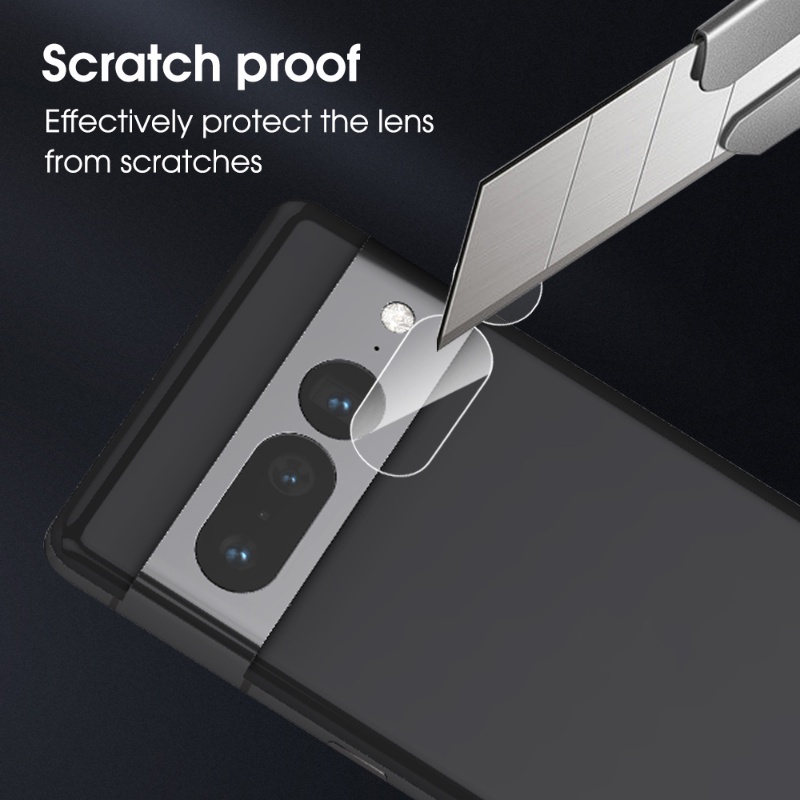 Pelindung Layar Lensa Kamera Belakang Bahan TPU Anti Jatuh / Gores Untuk Google Pixel 7 / 7 Pro