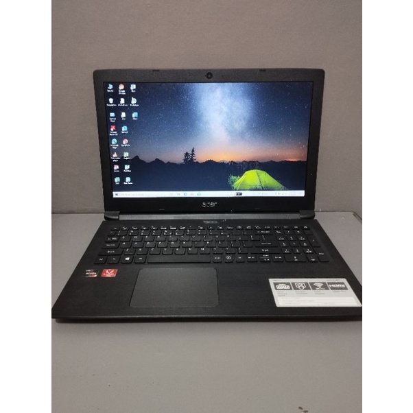 ACER Aspire 3 A315 Black Ryzen 5-2500U RAM 8GB HDD 1TB Second