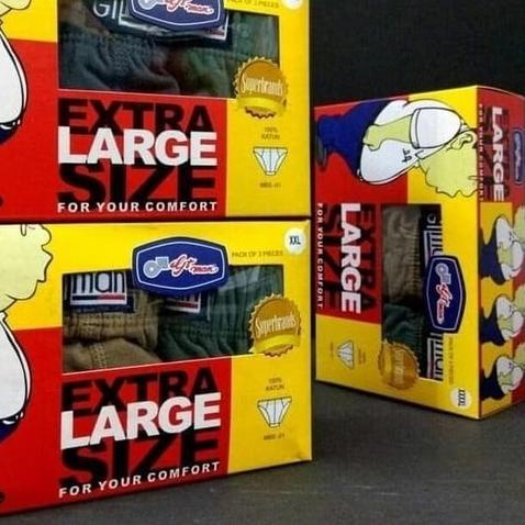 Celana dalam pria Gt-Man ukuran besar/ Jumbo/ Big size - XXL