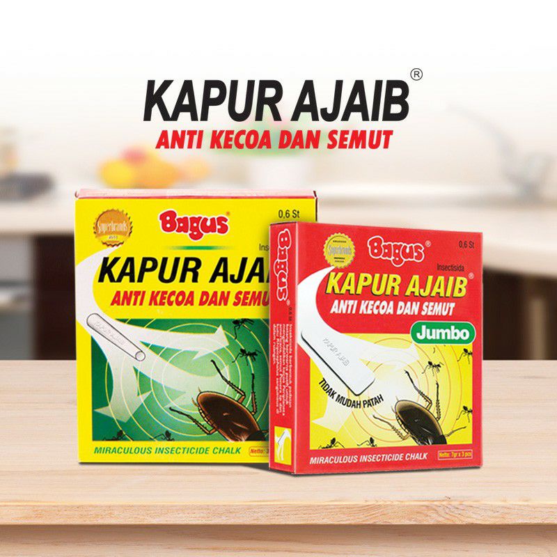Kapur Ajaib Kapur Semut dan Kecoa Bagus 1 Pack Isi 2 Kapur Ajaib Kuning Kapur Ajaib Merah Kapur Semu