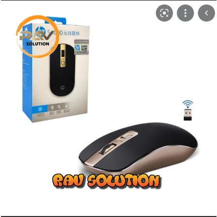 MOUSE WIRELESS HP S4000 GAMING SILENT KLIK 1600DPI / MOUSE HP WIRELESS GAMING SILENT KLIK-S4000  - RAV SOLUTION