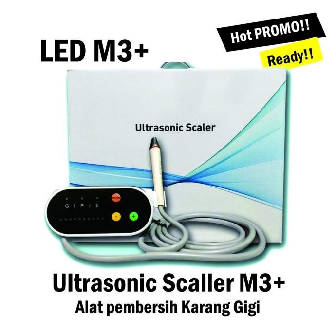 Ultrasonic Scaler M3+ Led / Alat pembersih Karang Gigi LED M3+ ---TERBARU---