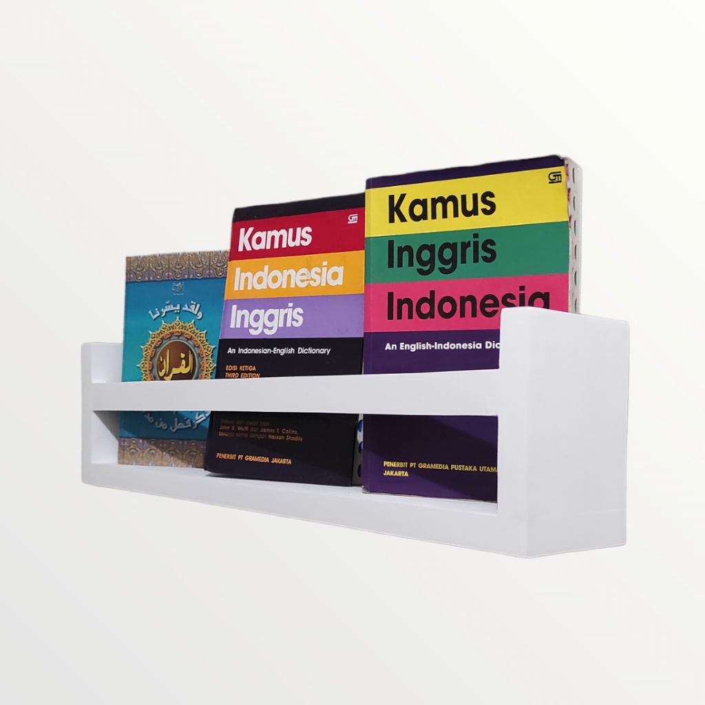 Jual Rak Buku Dinding Tempel Minimalis Kayu Aesthetic Kamar Tanpa Bor ...