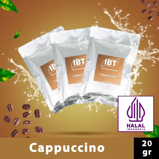 

Bahan Minuman Bubuk Cappuccino IBT All-Purpose Powder Sachet