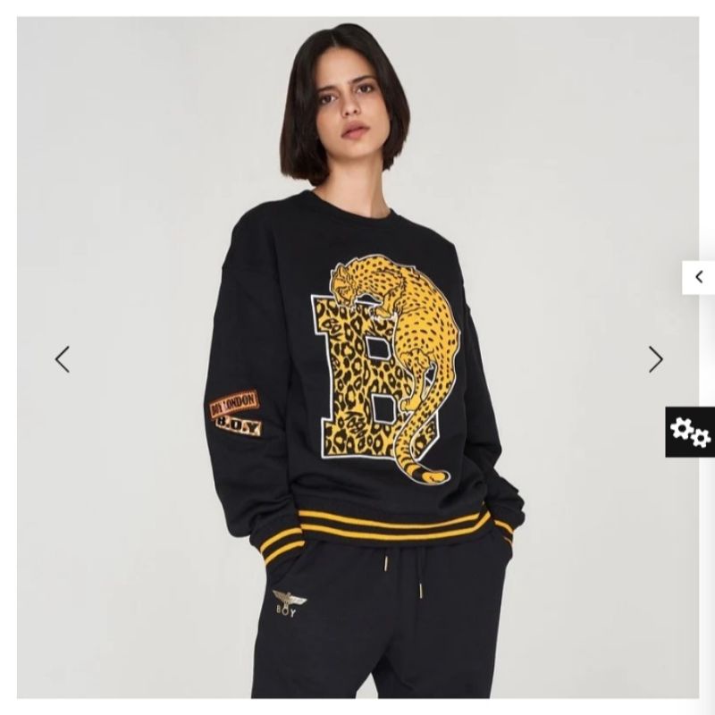 BOY LONDON CREWNECK LEOPARD BNWT