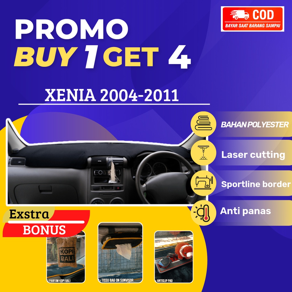 Cover Dashboard Mobil Daihatsu Xenia 2004 - 2011 | Alas Karpet Dasbor Interior Mobil 2004 2005 2006 