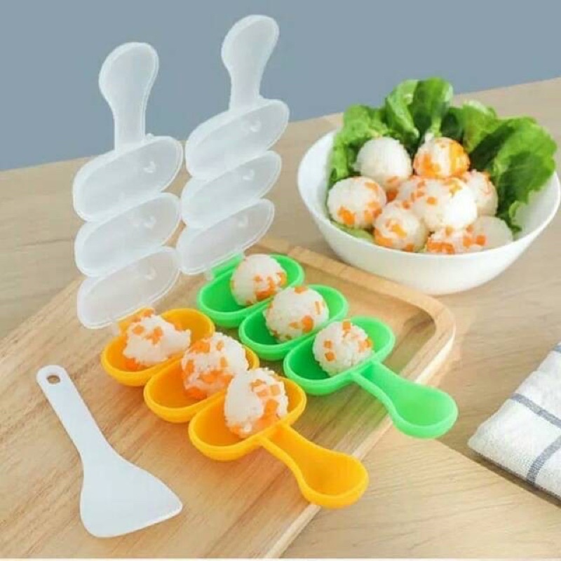 Rice Ball Shaker Bento Nasi Kepal Bulat Bekal Anak Sekolah Lucu Bento Rice Kids