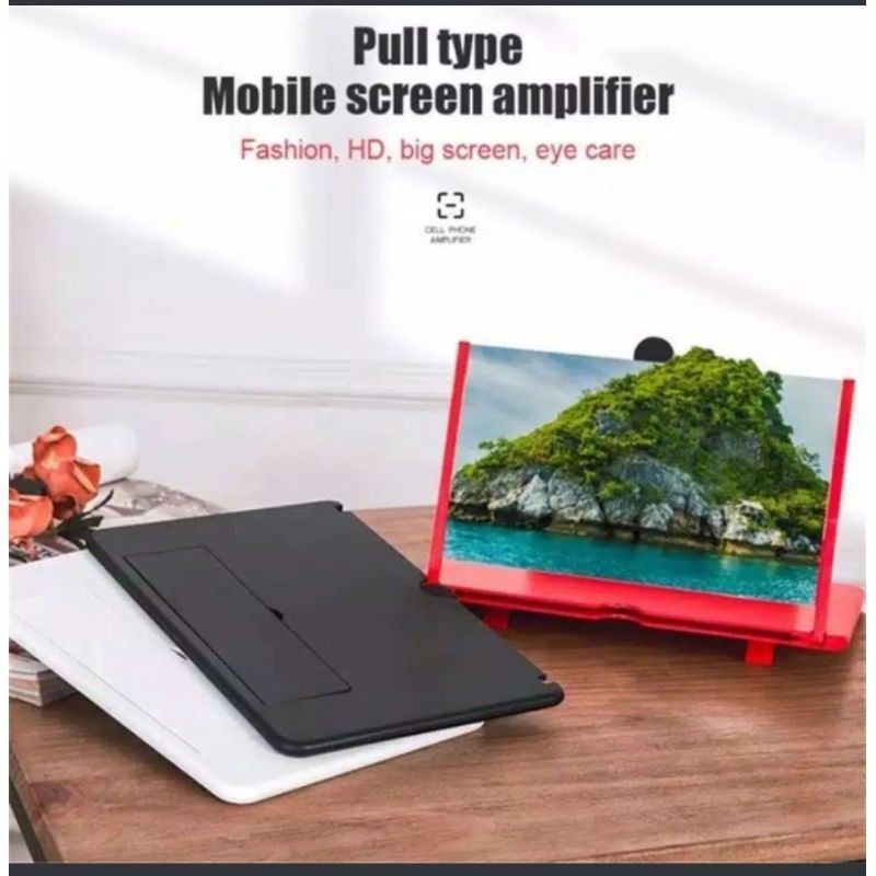 kaca pembesar layar hp 3D 12 inch