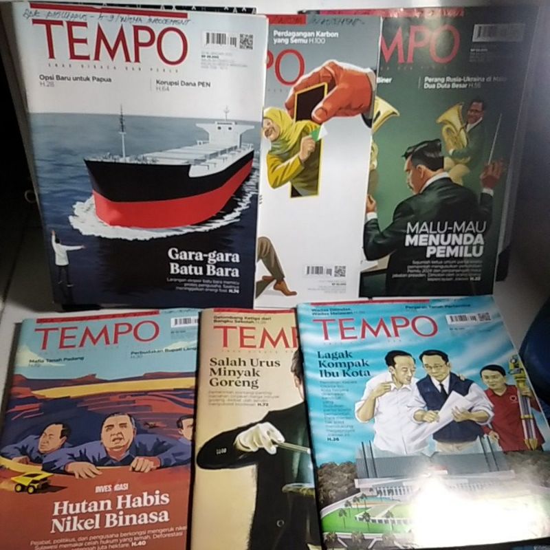 Jual Majalah Tempo Bebas Pili Judul Edisi Shopee Indonesia