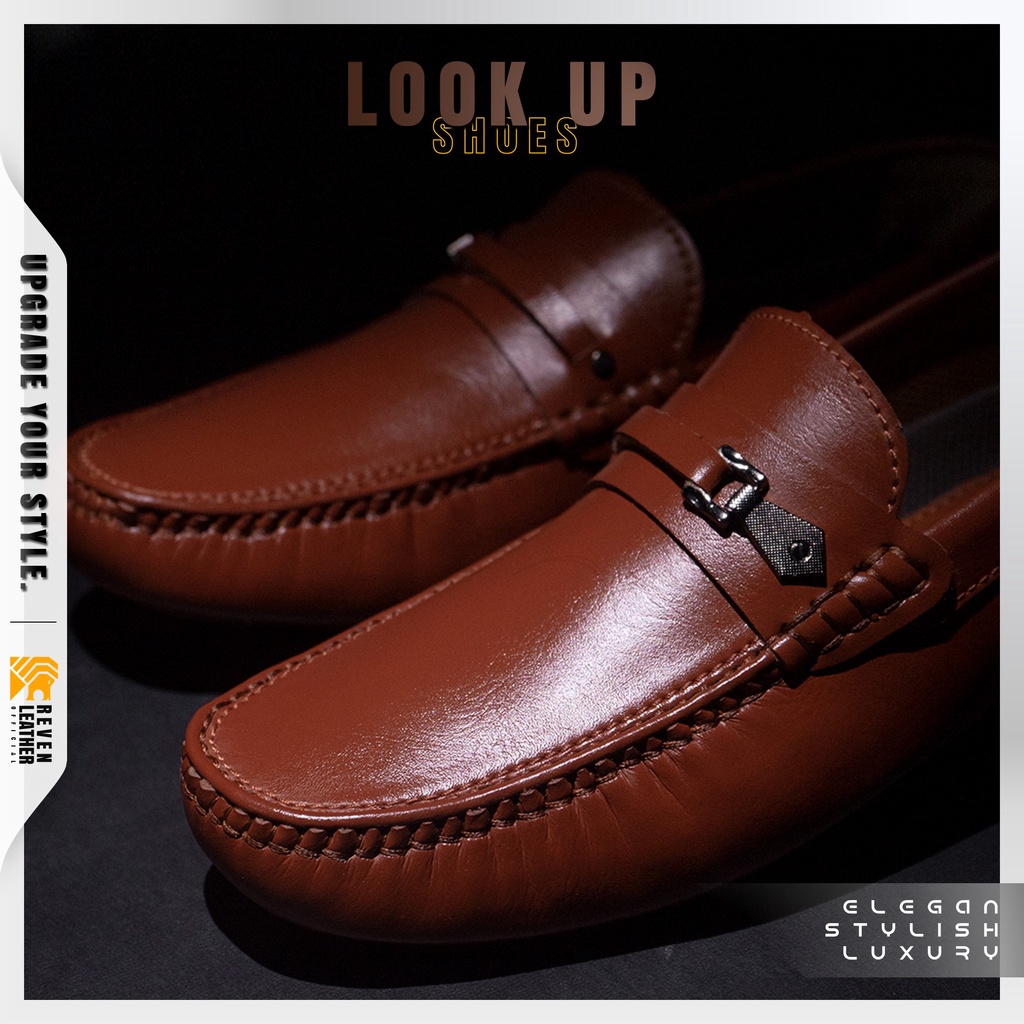 Sepatu Pantofel Pria Kerja Formal Dinas Anti Slip Loafers Loafer Casual Hitam Coklat Kasual Kantor Cowok Original Premium