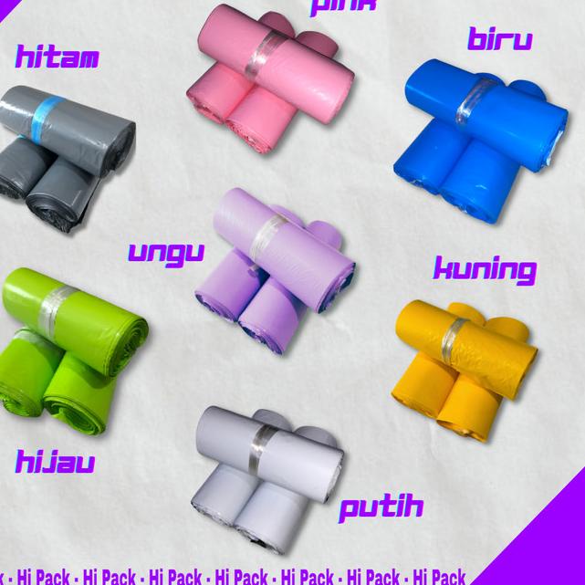 

polymailer 25x35 100pcs plastik packing polymailer 25 x 35 PREMIUM - Abu-abu