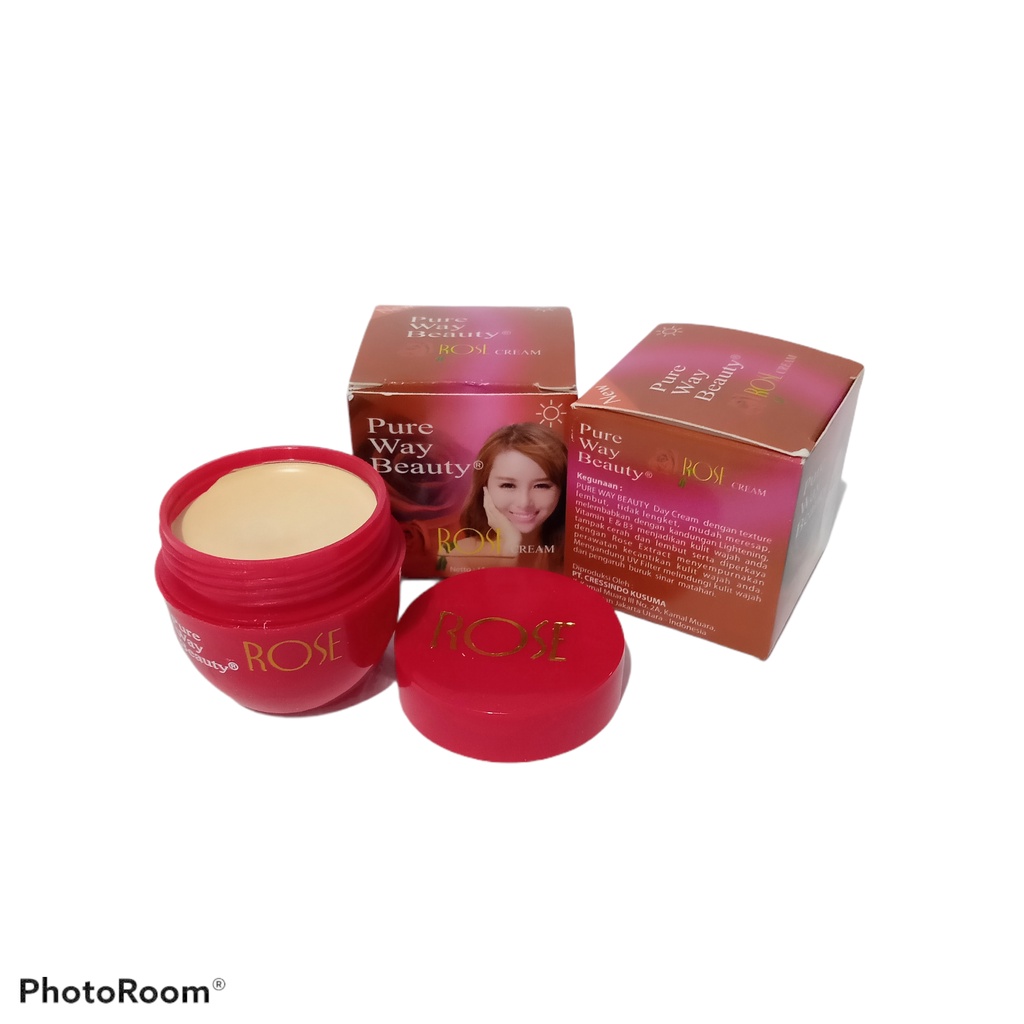 Krim Rose Pure Way Beauty Siang Original BPOM / Cream Rose Pure Way Beauty Day ORIGINAL BPOM
