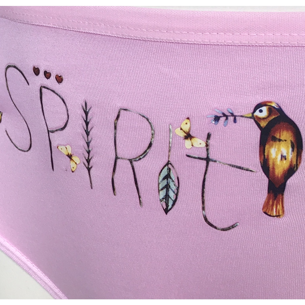 BAYIe - 12 PCS Celana Dalam/ CD Wanita Remaja WEN ROU Motif SPIRIT / CD Perempuan Multi Colour ALL SIZE FIT TO Size L