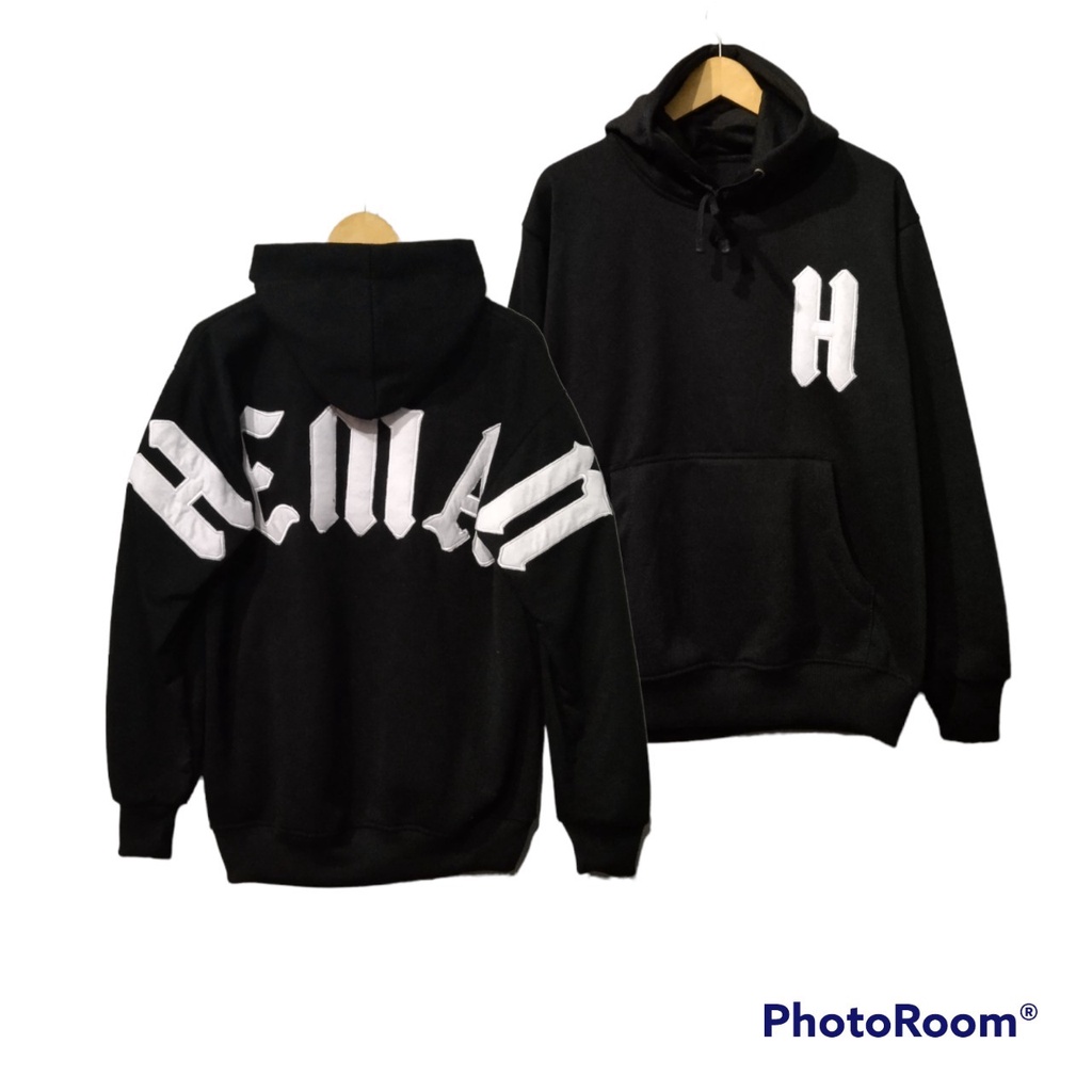 Sjf - Hoodie Sweater Logo &quot;S sama H&quot; Bordir depan belakang - Jaket Hoodie Jumper SON OF HEMAN  Bordir Unisex Pria - Wanita Terbaru Size M - XL